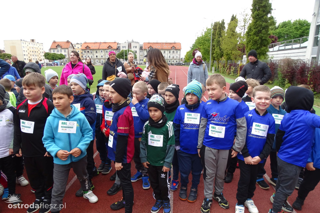 Biegi przedszkolaków podczas Ostródzkich Biegów