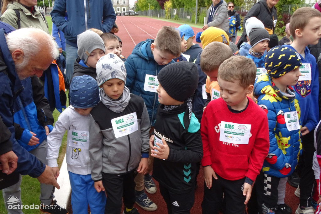 Biegi przedszkolaków podczas Ostródzkich Biegów
