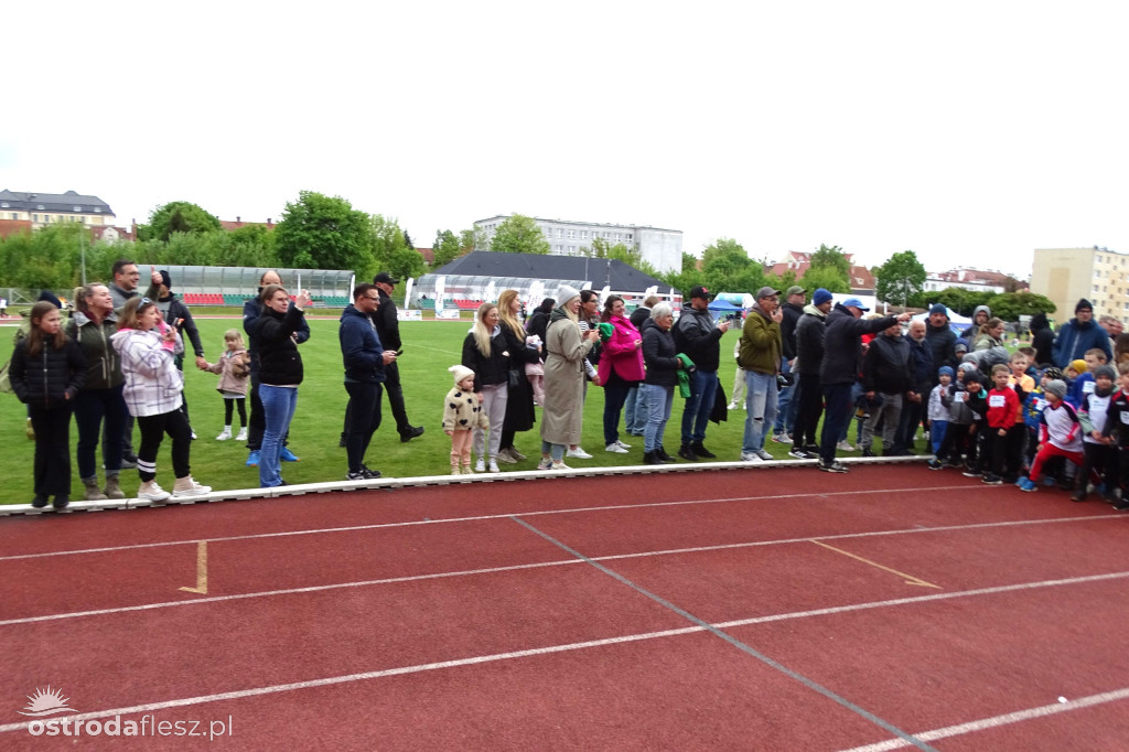 Biegi przedszkolaków podczas Ostródzkich Biegów