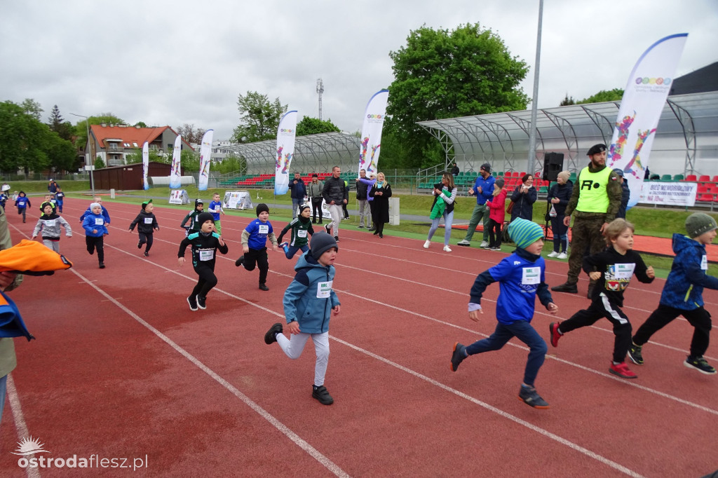 Biegi przedszkolaków podczas Ostródzkich Biegów