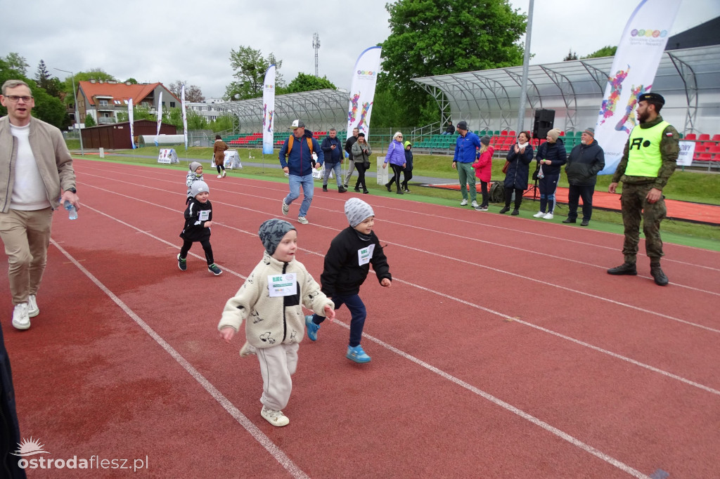 Biegi przedszkolaków podczas Ostródzkich Biegów