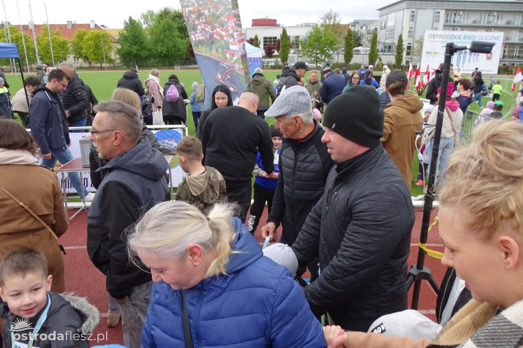Biegi przedszkolaków podczas Ostródzkich Biegów
