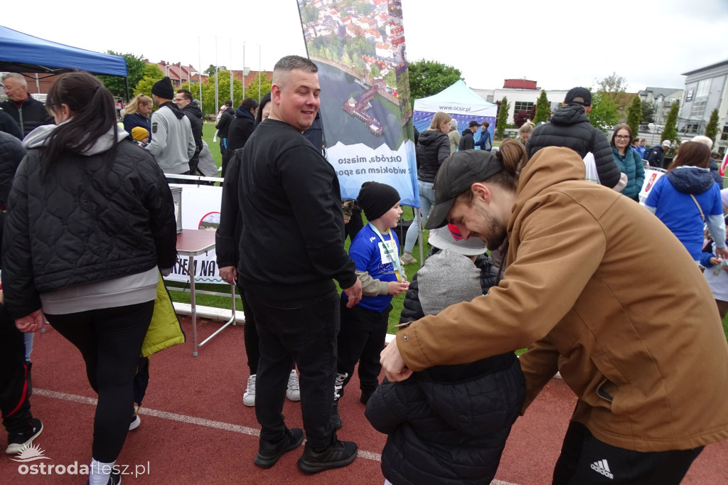 Biegi przedszkolaków podczas Ostródzkich Biegów
