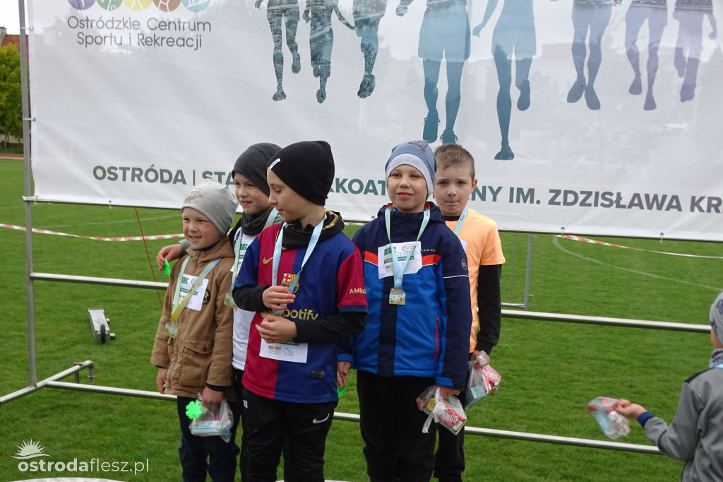 Biegi przedszkolaków podczas Ostródzkich Biegów