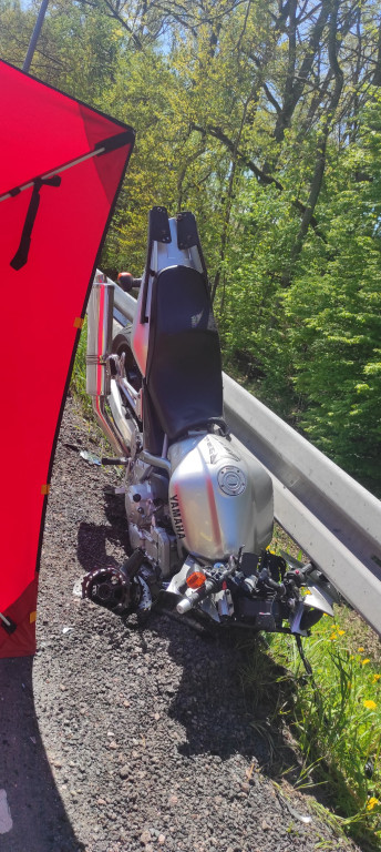 Motocyklista zginął po zderzeniu z volkswagenem