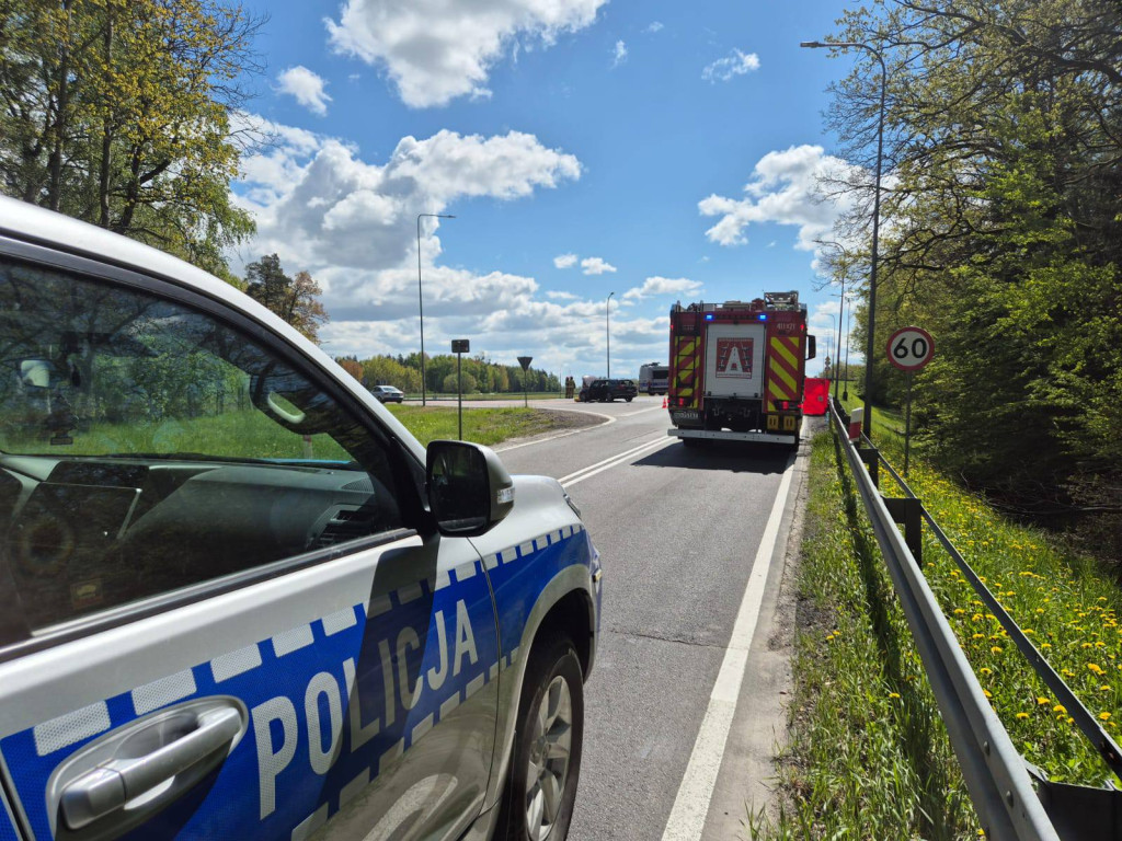 Motocyklista zginął po zderzeniu z volkswagenem