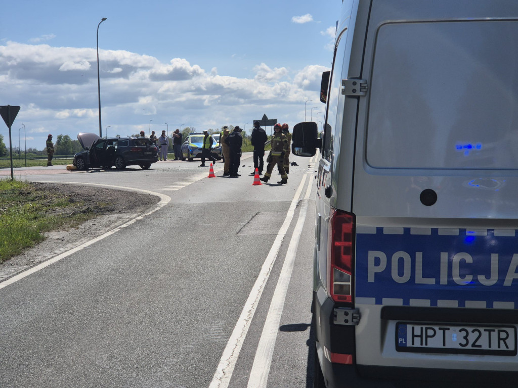 Motocyklista zginął po zderzeniu z volkswagenem