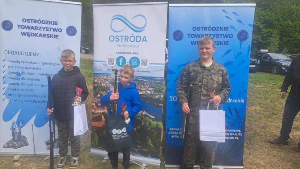 Młodzi wędkarze rywalizowali w Ostródzie