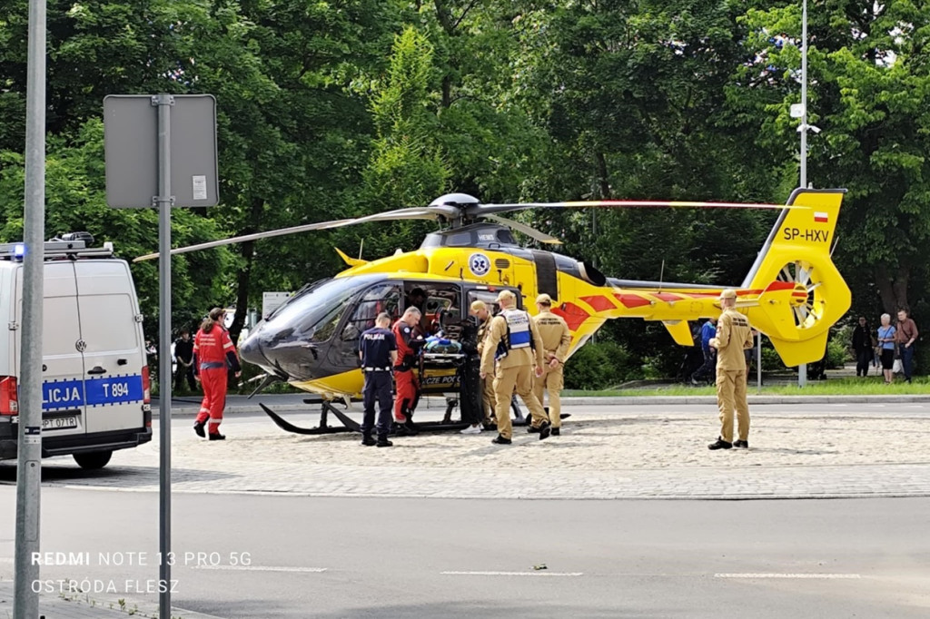 Zdarzenie z udziałem dziecka na ul. Olsztyńskiej