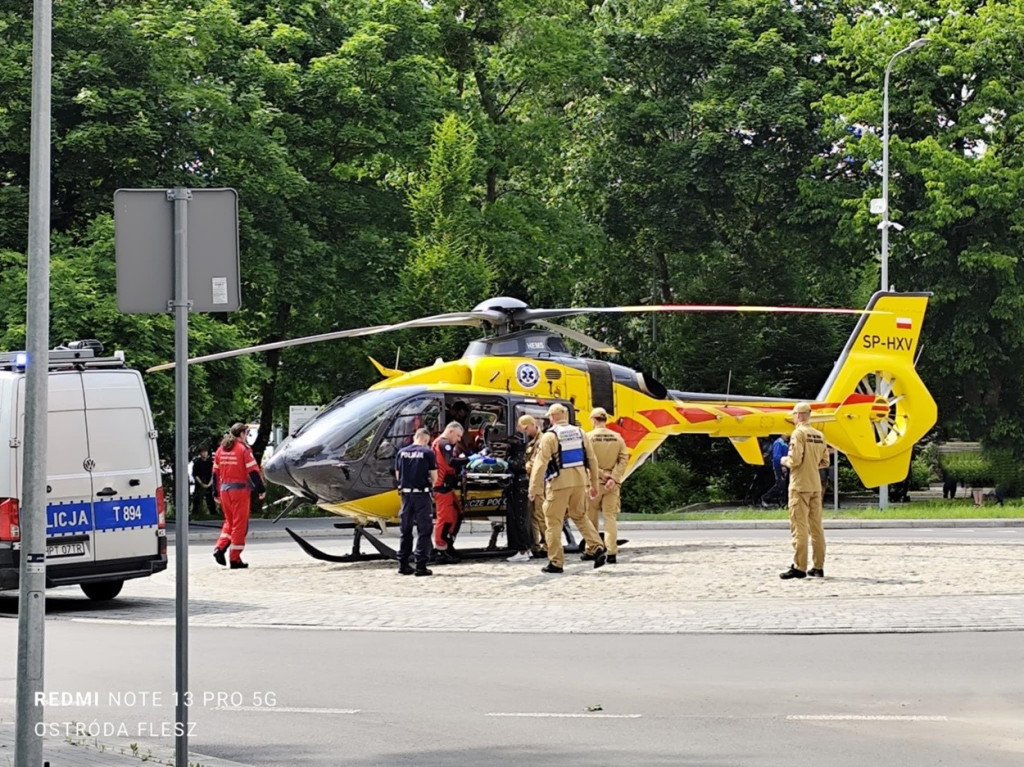 Zdarzenie z udziałem dziecka na ul. Olsztyńskiej