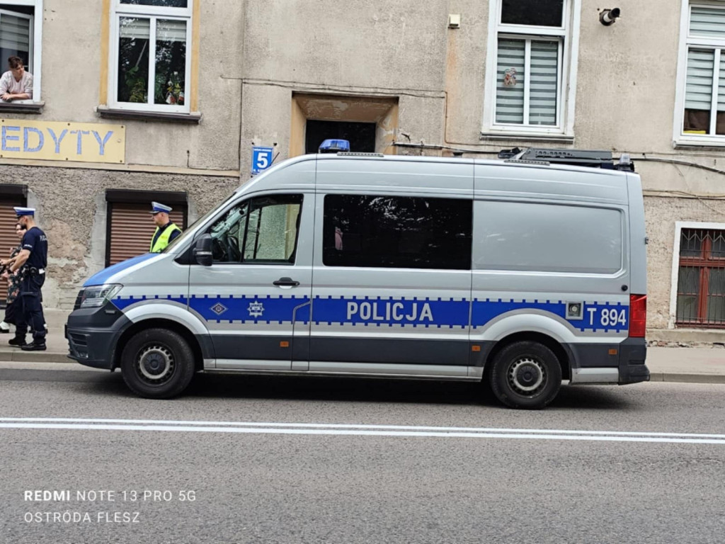Zdarzenie z udziałem dziecka na ul. Olsztyńskiej