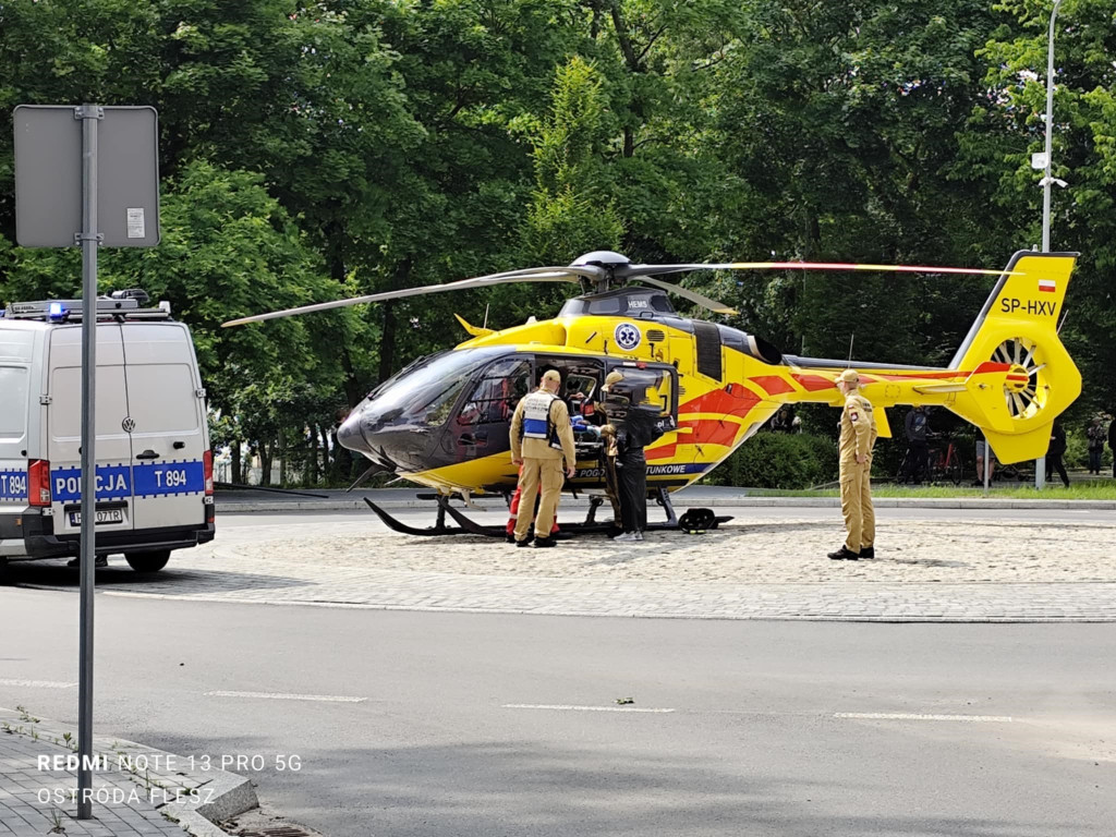 Zdarzenie z udziałem dziecka na ul. Olsztyńskiej