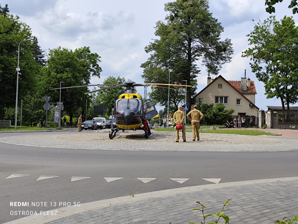 Zdarzenie z udziałem dziecka na ul. Olsztyńskiej