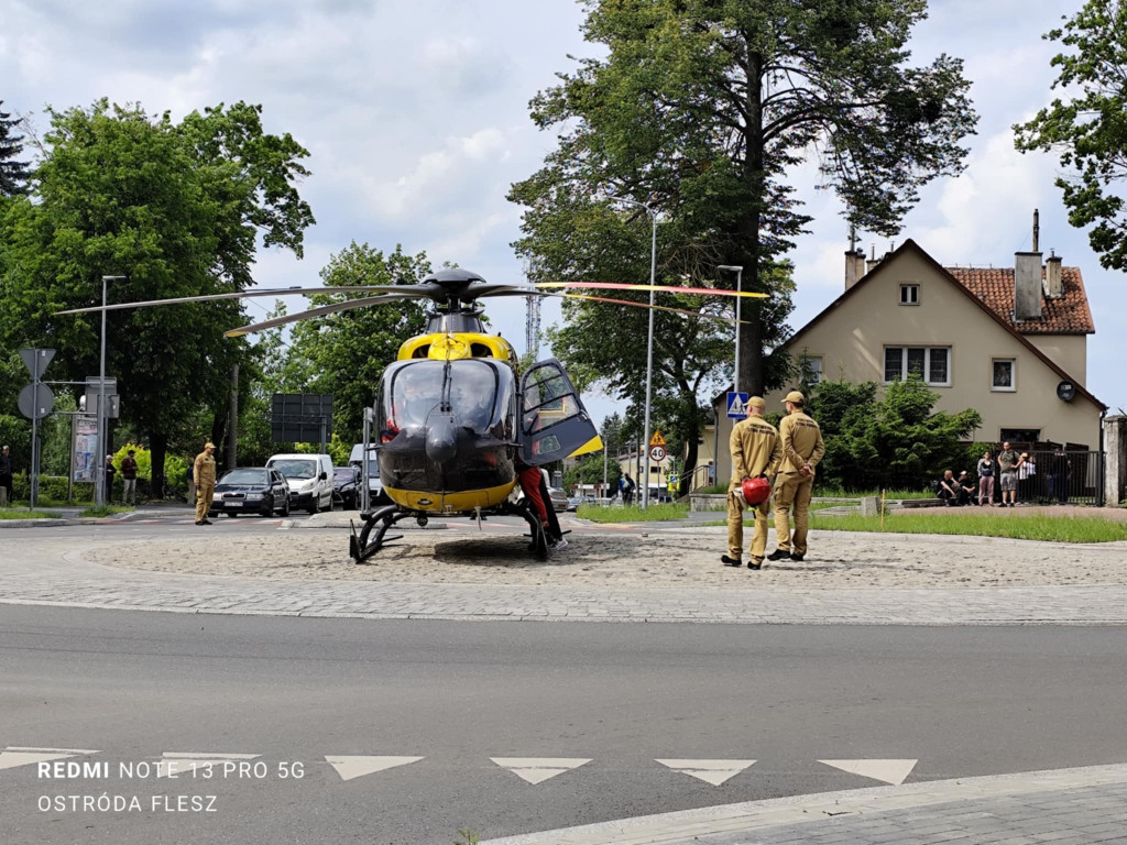 Zdarzenie z udziałem dziecka na ul. Olsztyńskiej