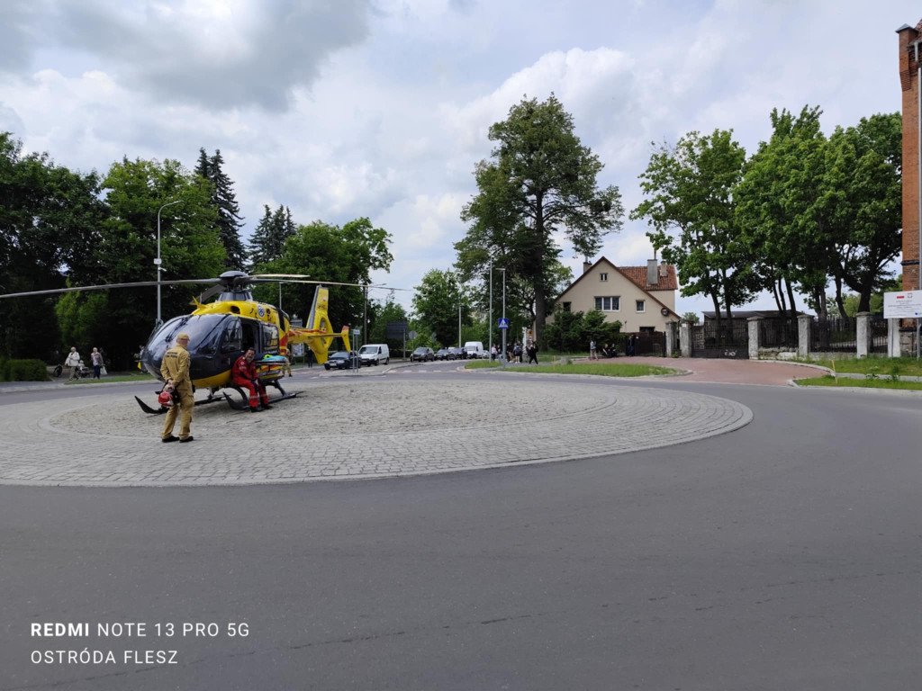 Zdarzenie z udziałem dziecka na ul. Olsztyńskiej