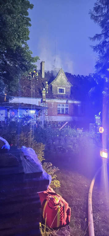 Tragiczny pożar domu. 1 osoba nie żyje