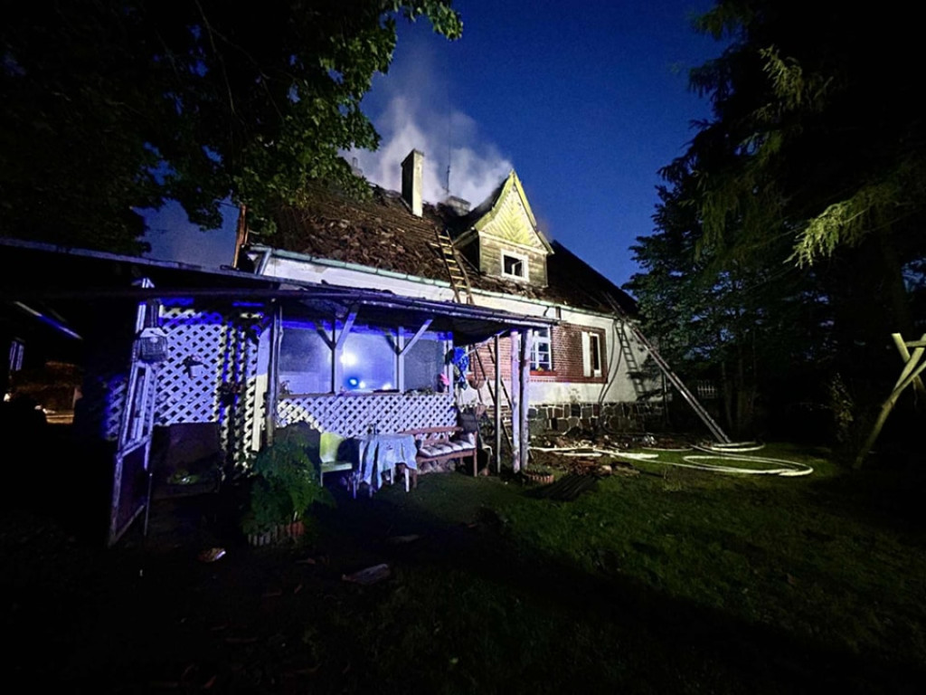 Tragiczny pożar domu. 1 osoba nie żyje