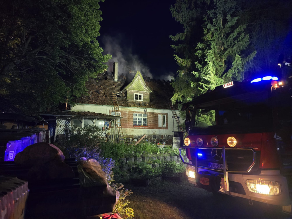 Tragiczny pożar domu. 1 osoba nie żyje