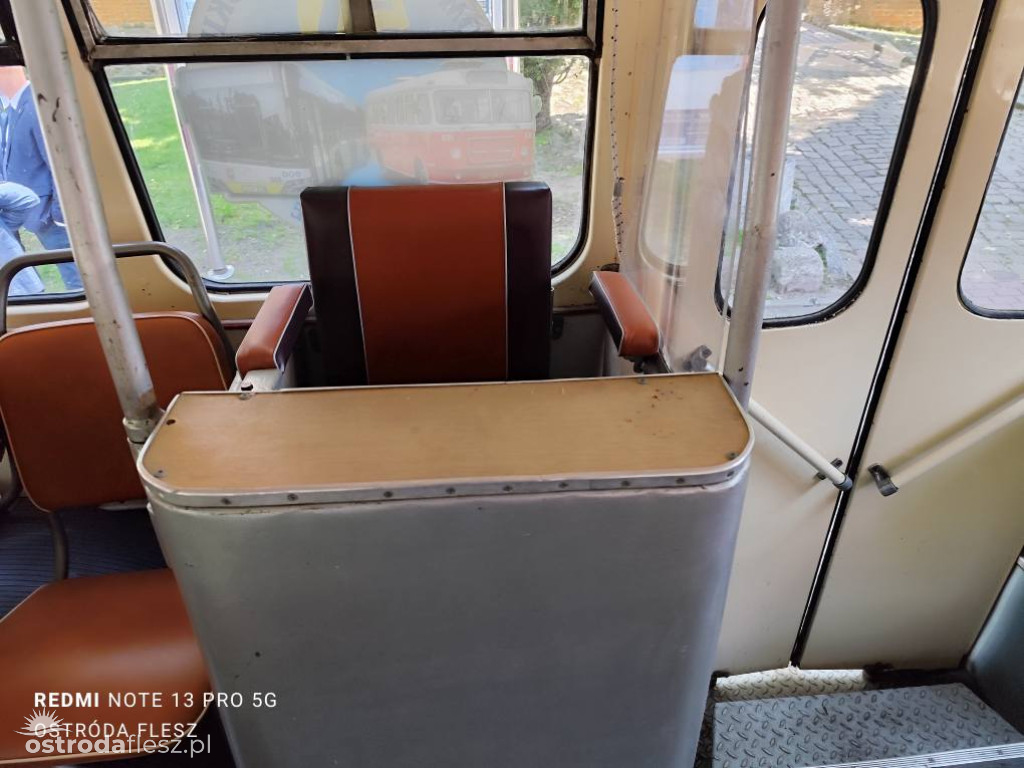 Zabytkowy Jelcz woził pasażerów po Ostródzie