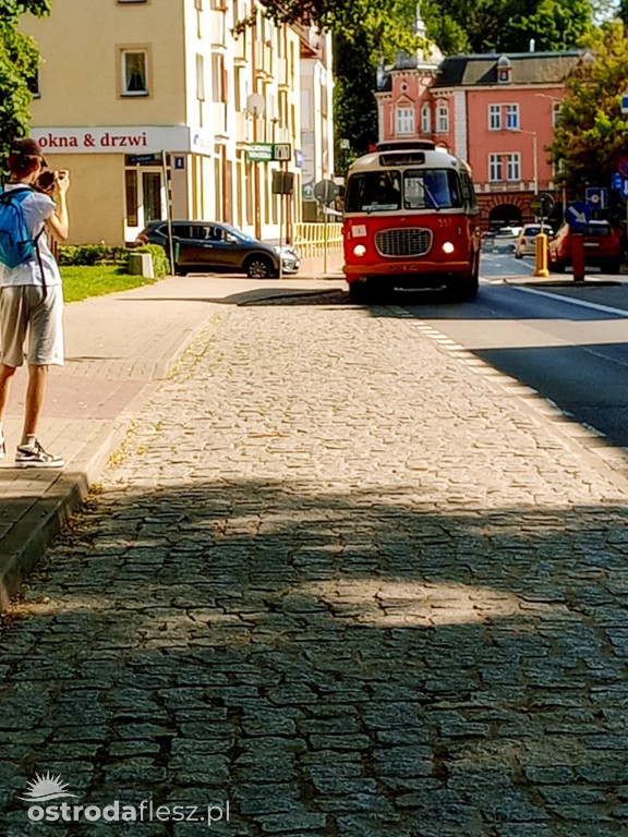 Zabytkowy Jelcz woził pasażerów po Ostródzie