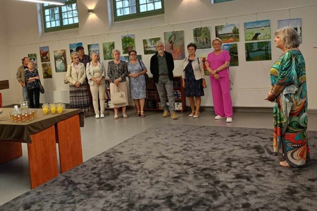 Ostródzkie pejzaże wernisaż prac lokalnych artystów