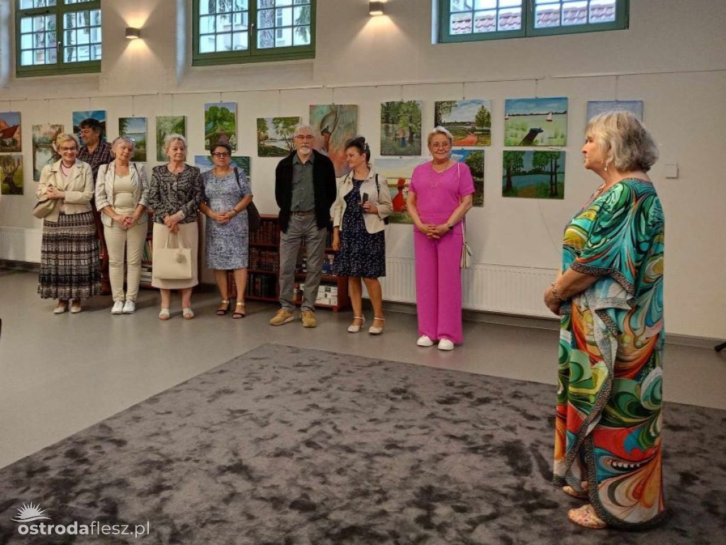 Ostródzkie pejzaże wernisaż prac lokalnych artystów