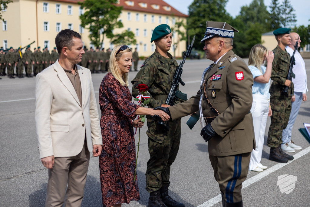 Uroczysta przysięga wojskowa w Morągu
