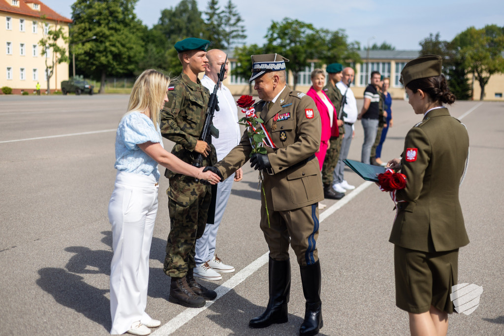 Uroczysta przysięga wojskowa w Morągu