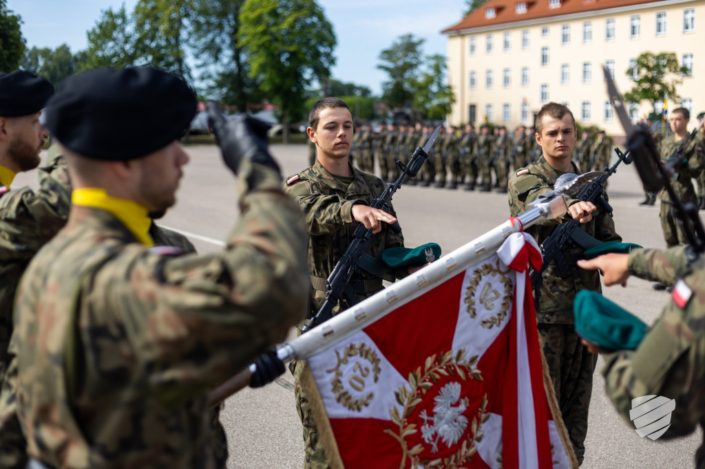 Uroczysta przysięga wojskowa w Morągu