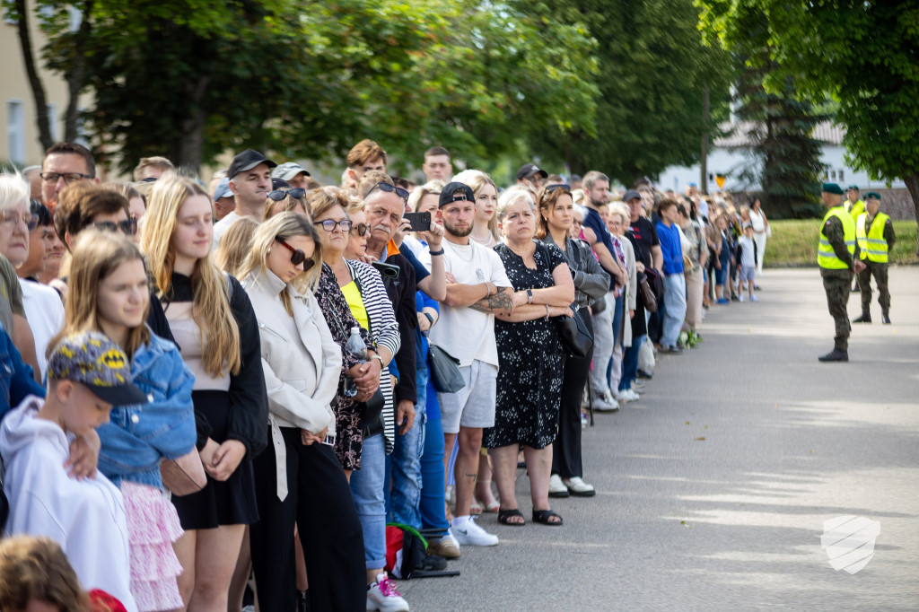 Uroczysta przysięga wojskowa w Morągu