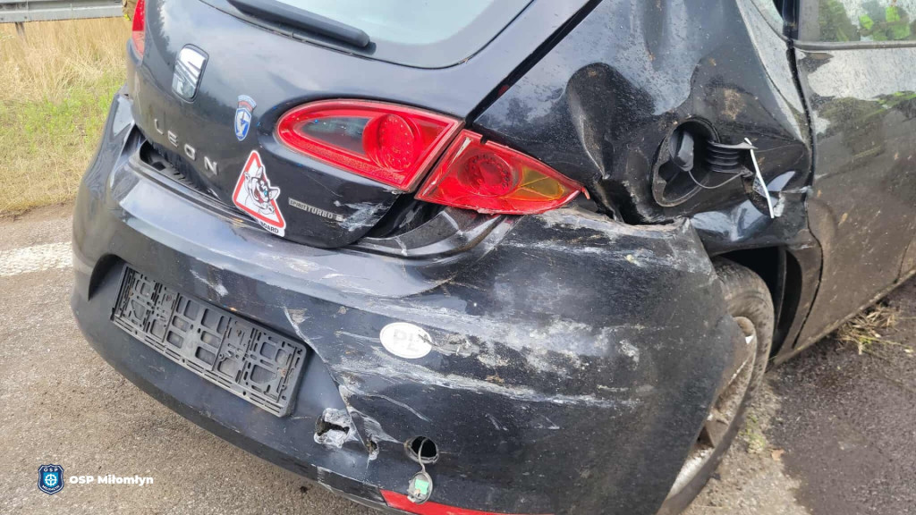 Uderzyła w bariery na S7 w okolicy Piławek