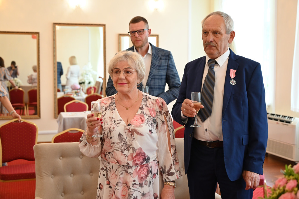 Złoty gody Państwa Bronakowskich i Kowalkowskich z Ostródy