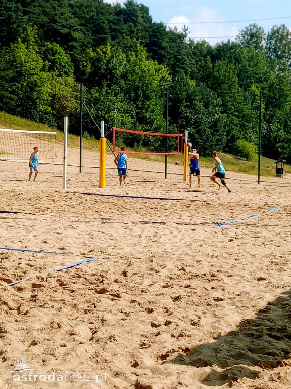 Turniej siatkówki plażowej nad J. Sajmino (26.07)