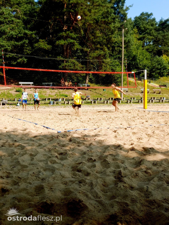 Turniej siatkówki plażowej nad J. Sajmino (26.07)