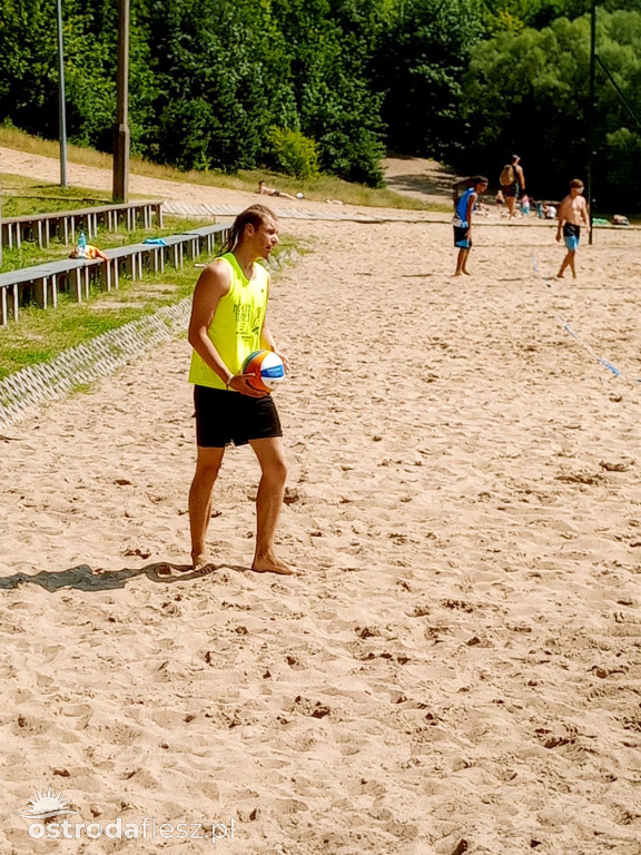Turniej siatkówki plażowej nad J. Sajmino (26.07)