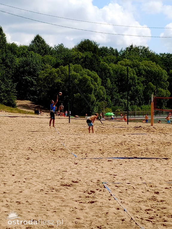 Turniej siatkówki plażowej nad J. Sajmino (26.07)