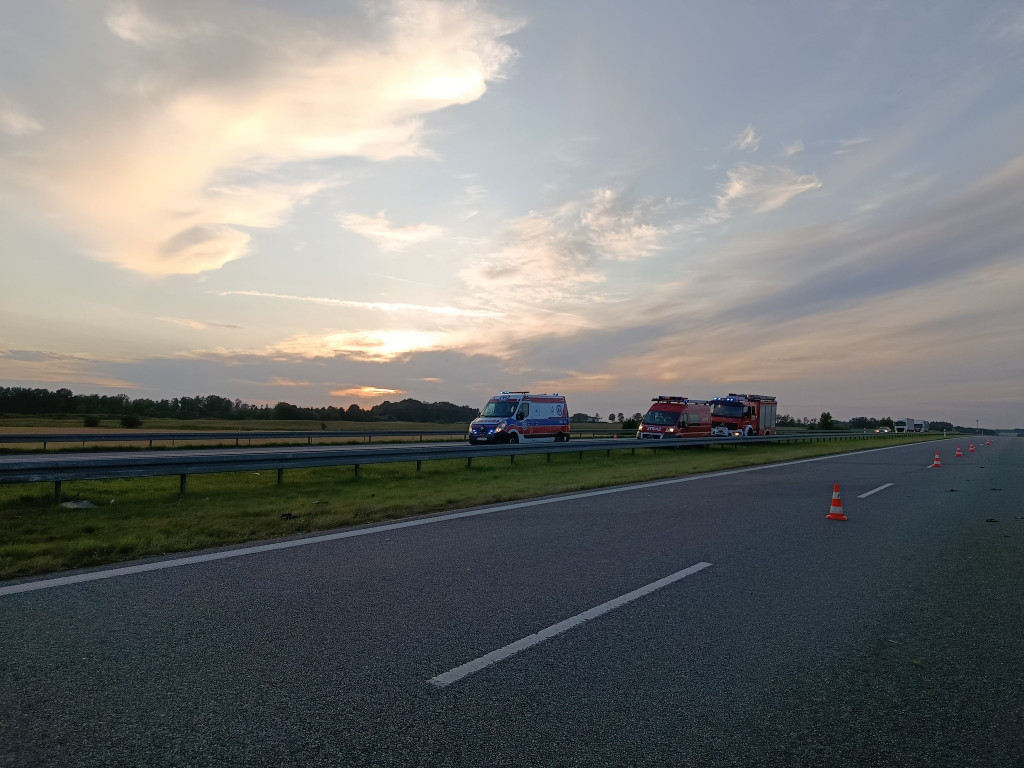Osobówka najechała na tył citroena jumpera na S7