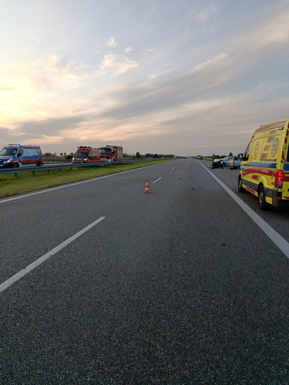 Osobówka najechała na tył citroena jumpera na S7