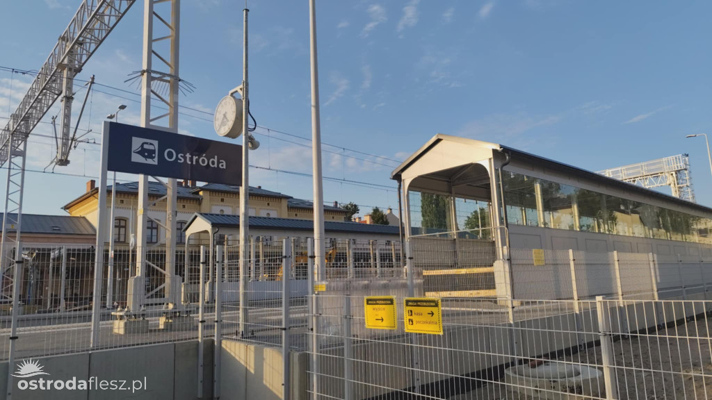 Stacja kolejowa w Ostródzie odzyskuje blask!