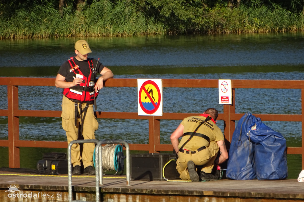 Akcja poszukiwawcza na kąpielisku nad Jeziorem Sajmino!
