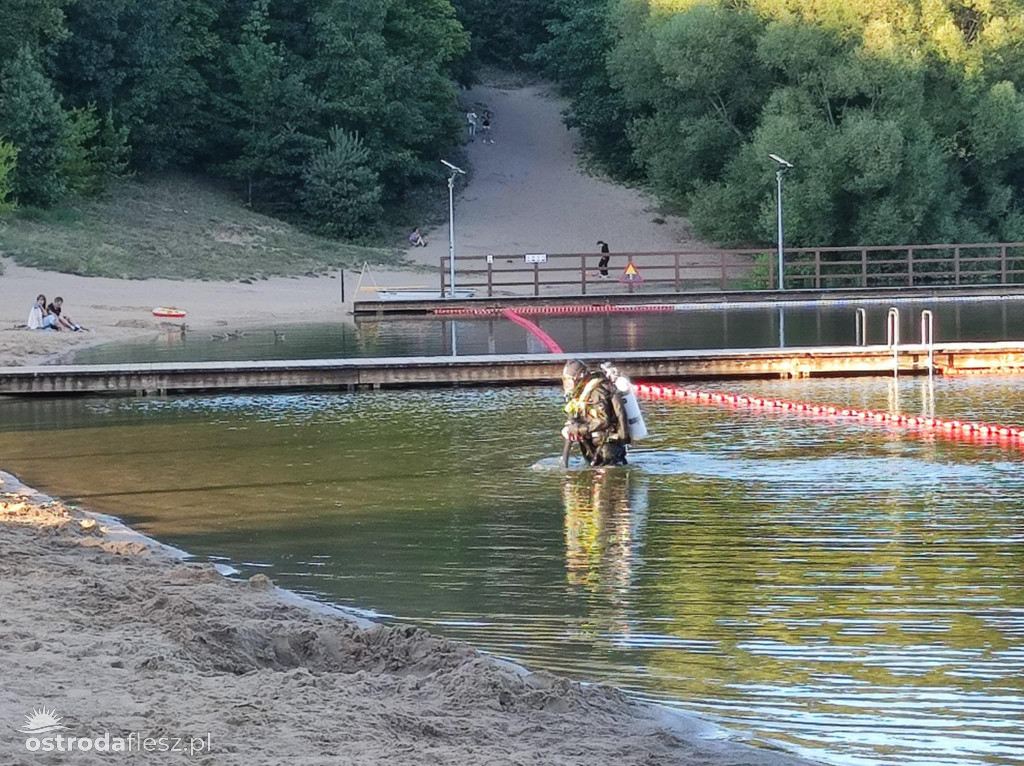 Akcja poszukiwawcza na kąpielisku nad Jeziorem Sajmino!