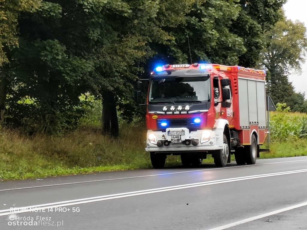 Peugeot dachował między Szyldakiem a Rychnowem!