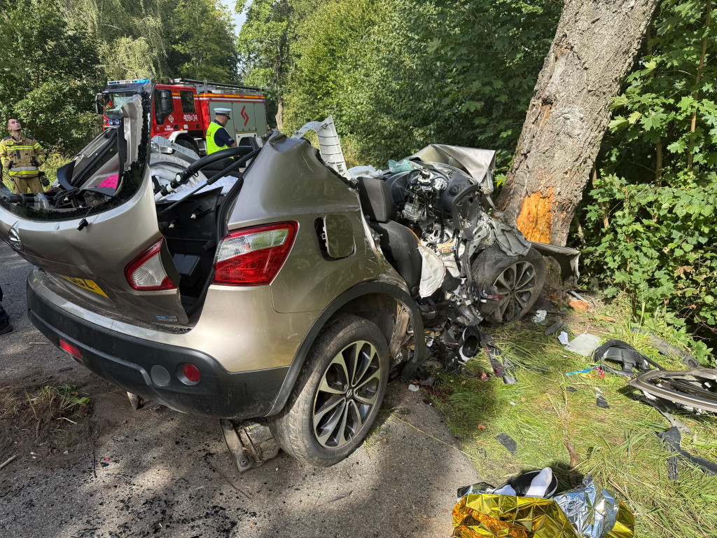 Tragiczny wypadek! Nie żyje niemowlę i mężczyzna