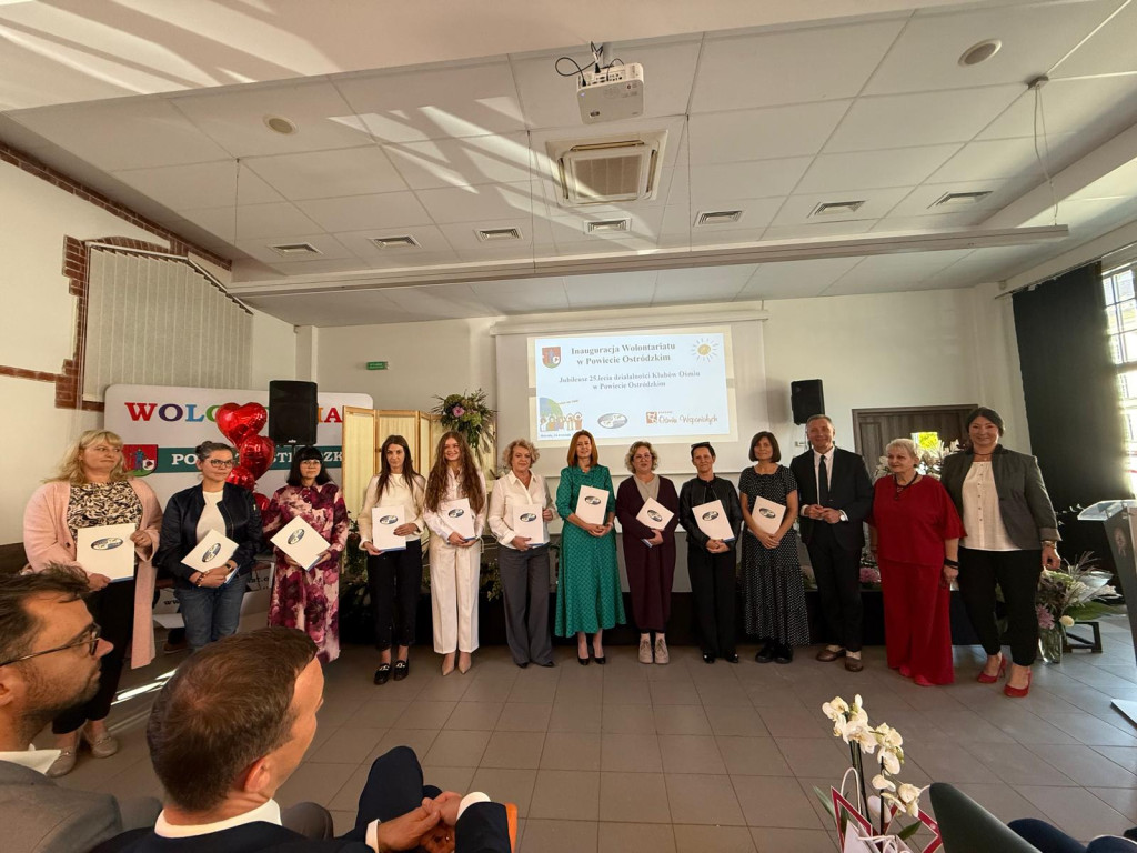 Inauguracja Wolontariatu w Powiecie Ostródzkim