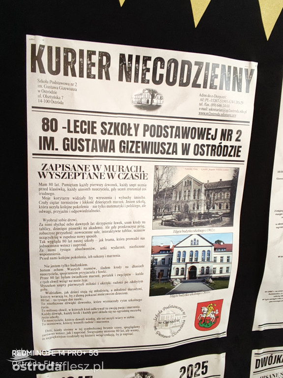 Wielki jubileusz 80-lecia SP 2 im. Gustawa Gizewiusza