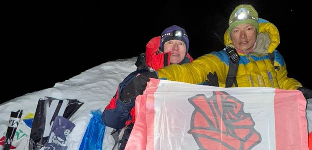 Nauczycielka ekonomika zdobyła Manaslu w Himalajach