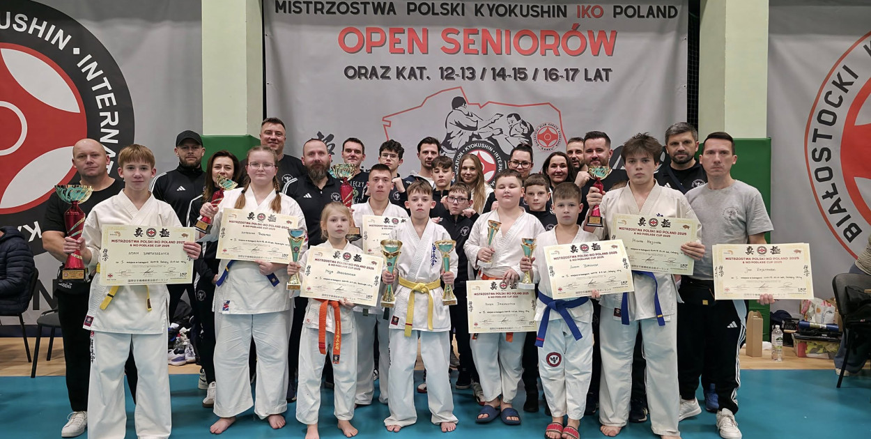 Karatecy z Ostródy z medalami Mistrzostw Polski