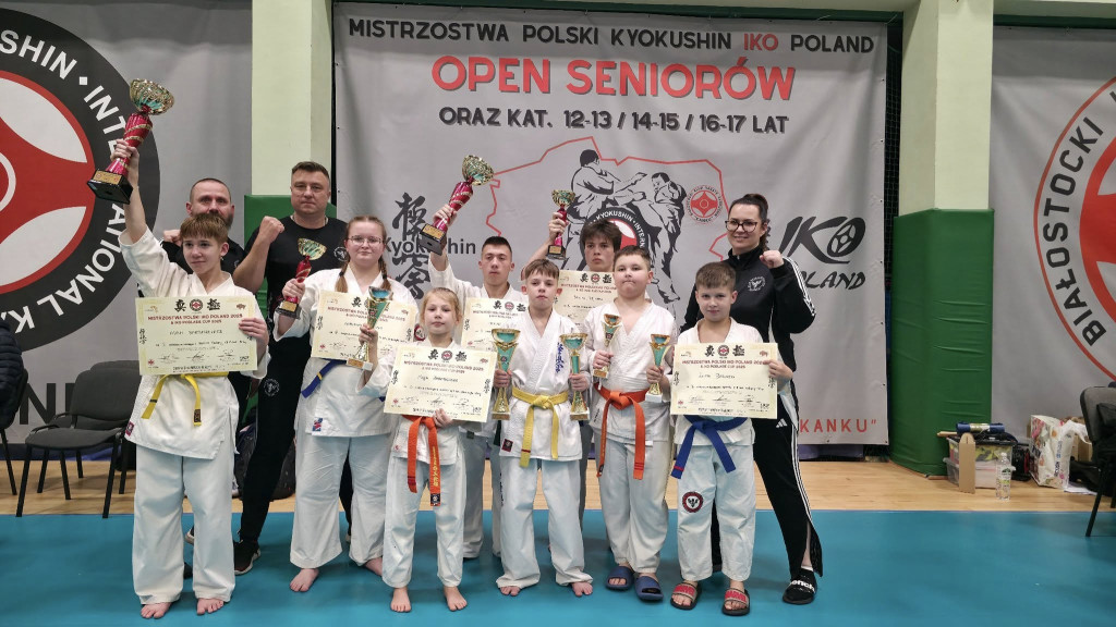 Karatecy z Ostródy z medalami Mistrzostw Polski