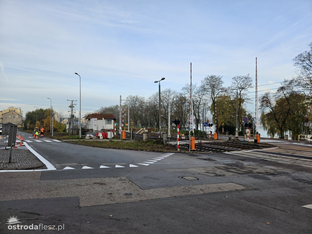 Przejazd kolejowy w Ostródzie otwarty