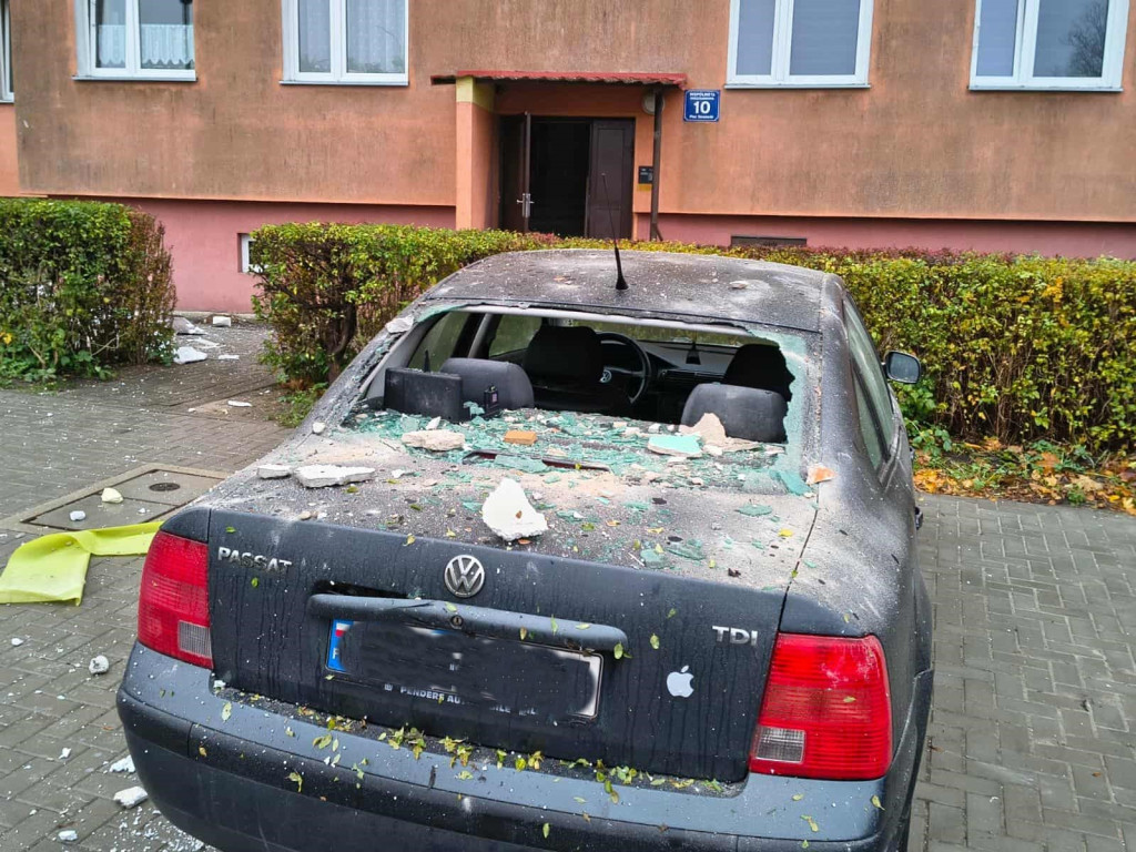 Potężny wybuch gazu w bloku w Braniewie